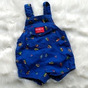 Vintage Oshkosh B'gosh Romper Sailboats